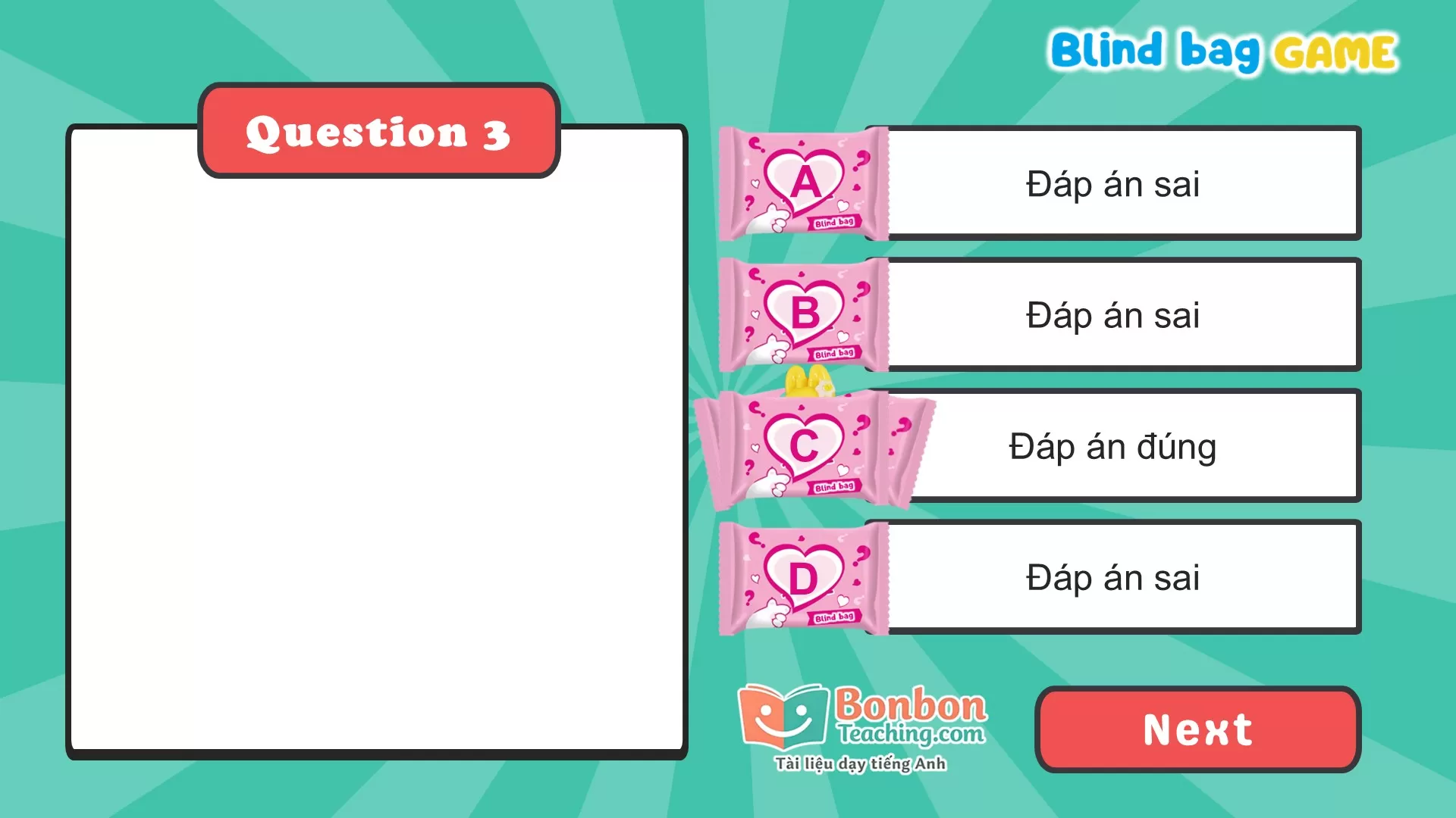 Game TÚI MÙ - BLIND BAG GAME