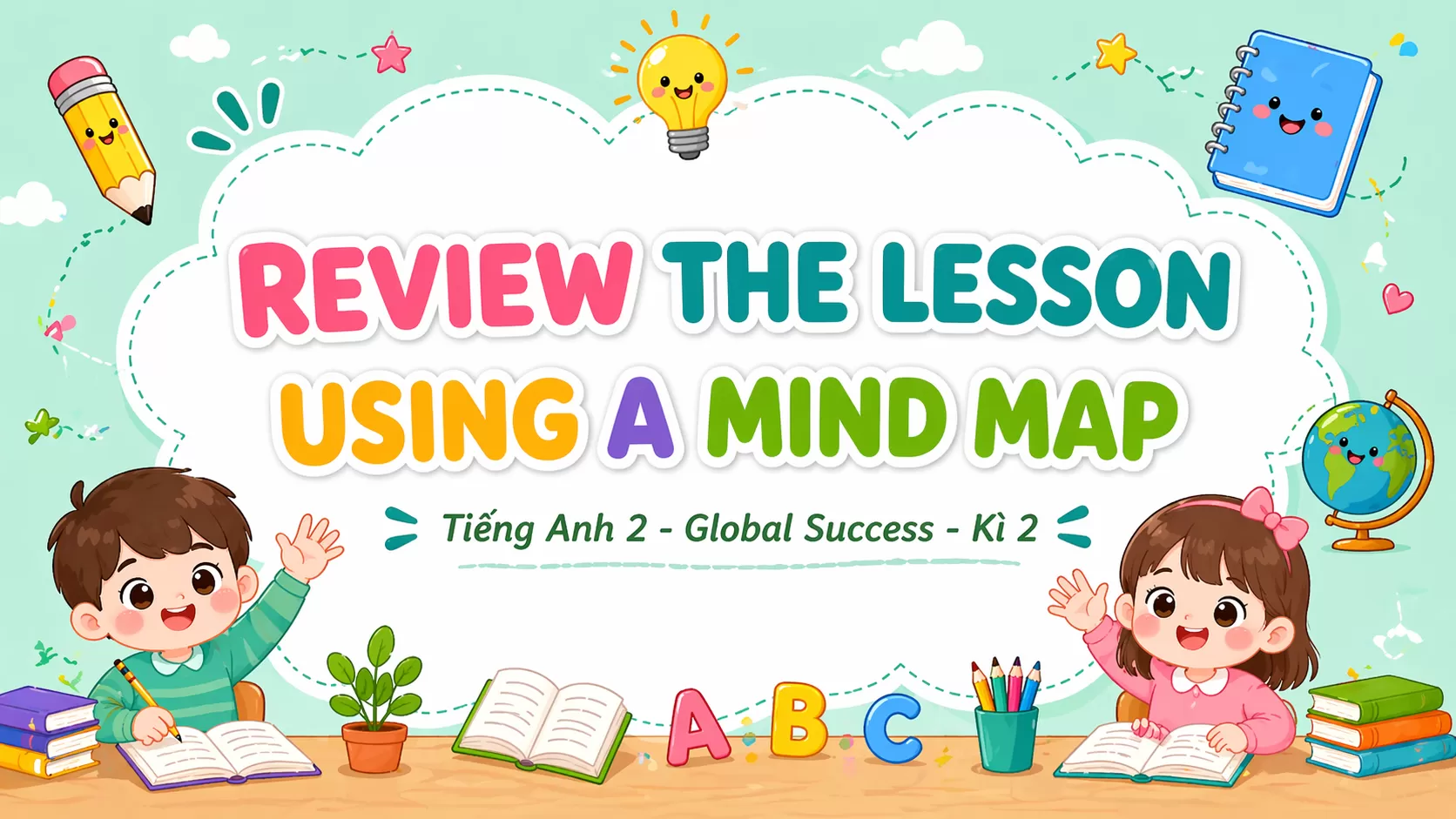Global success 2 - Mindmap ôn tập từ vựng và mẫu câu - Kì 2