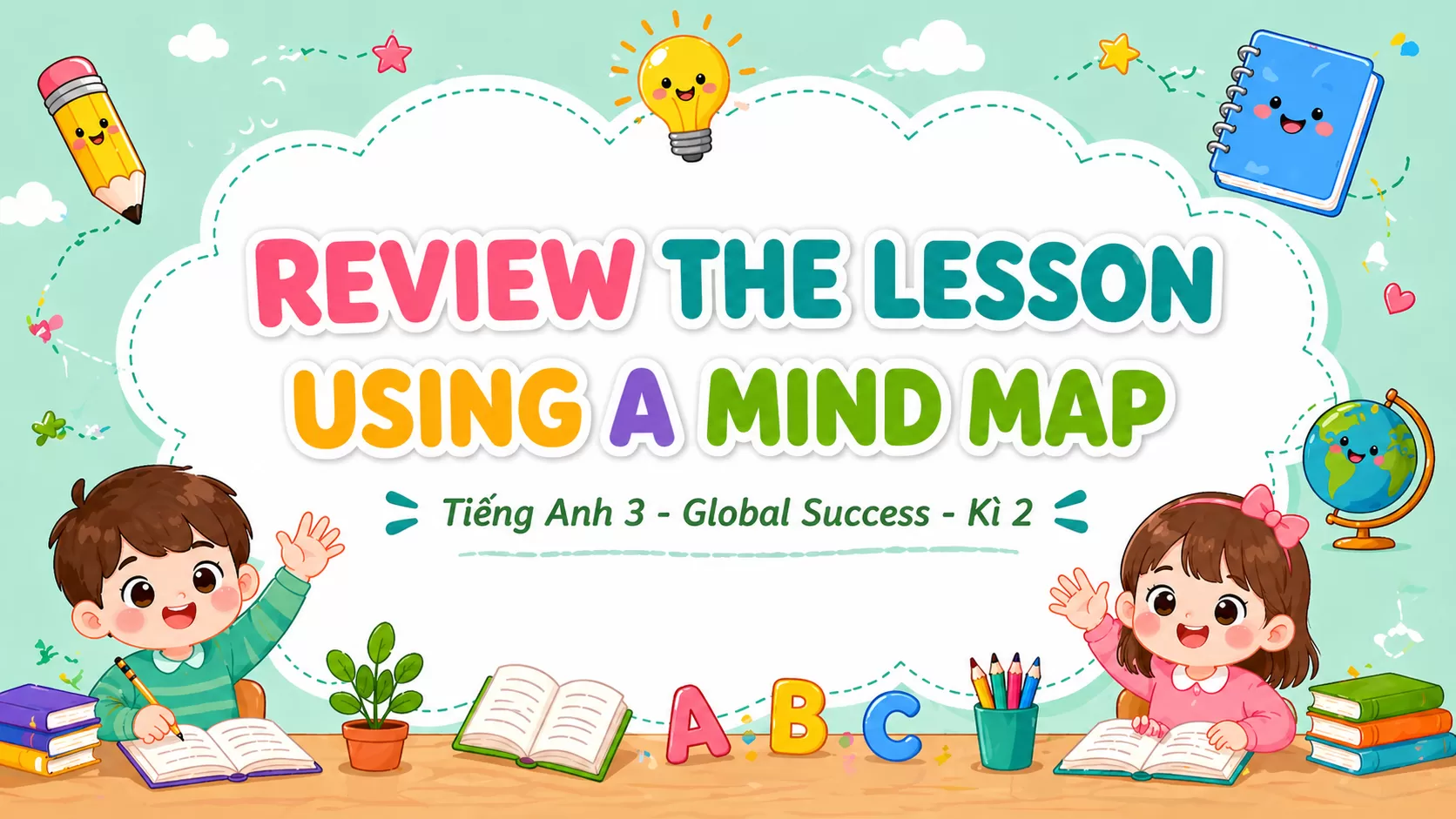 Global success 3 - Mindmap ôn tập từ vựng và mẫu câu - Kì 2
