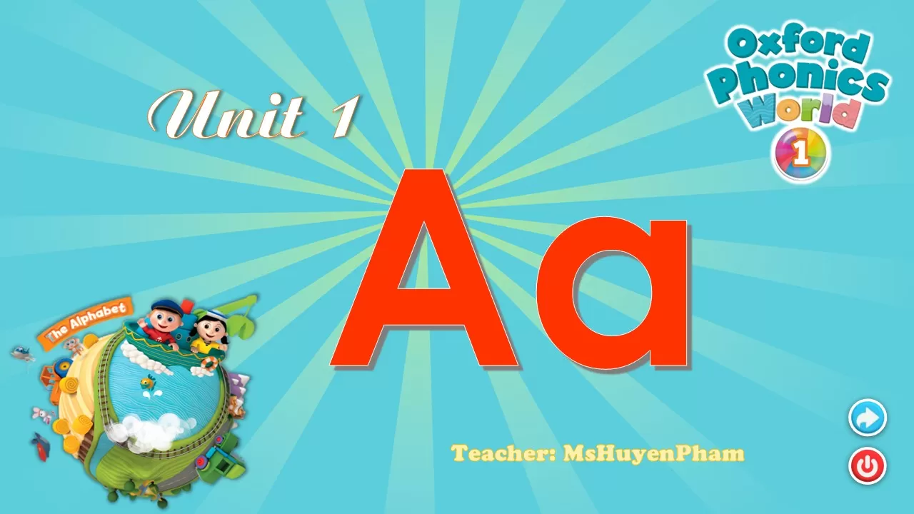 Bài giảng Powerpoint - Oxford Phonics World 1