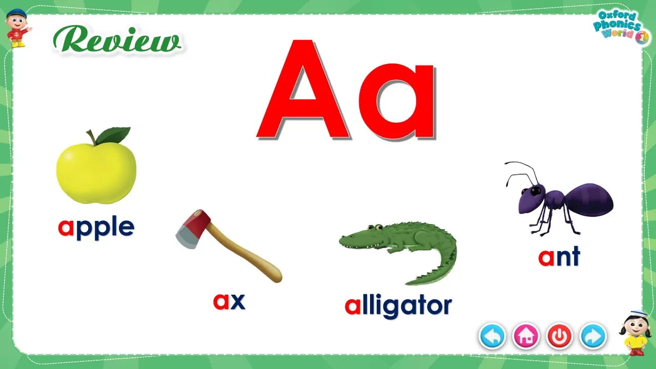 Bài giảng Powerpoint - Oxford Phonics World 1