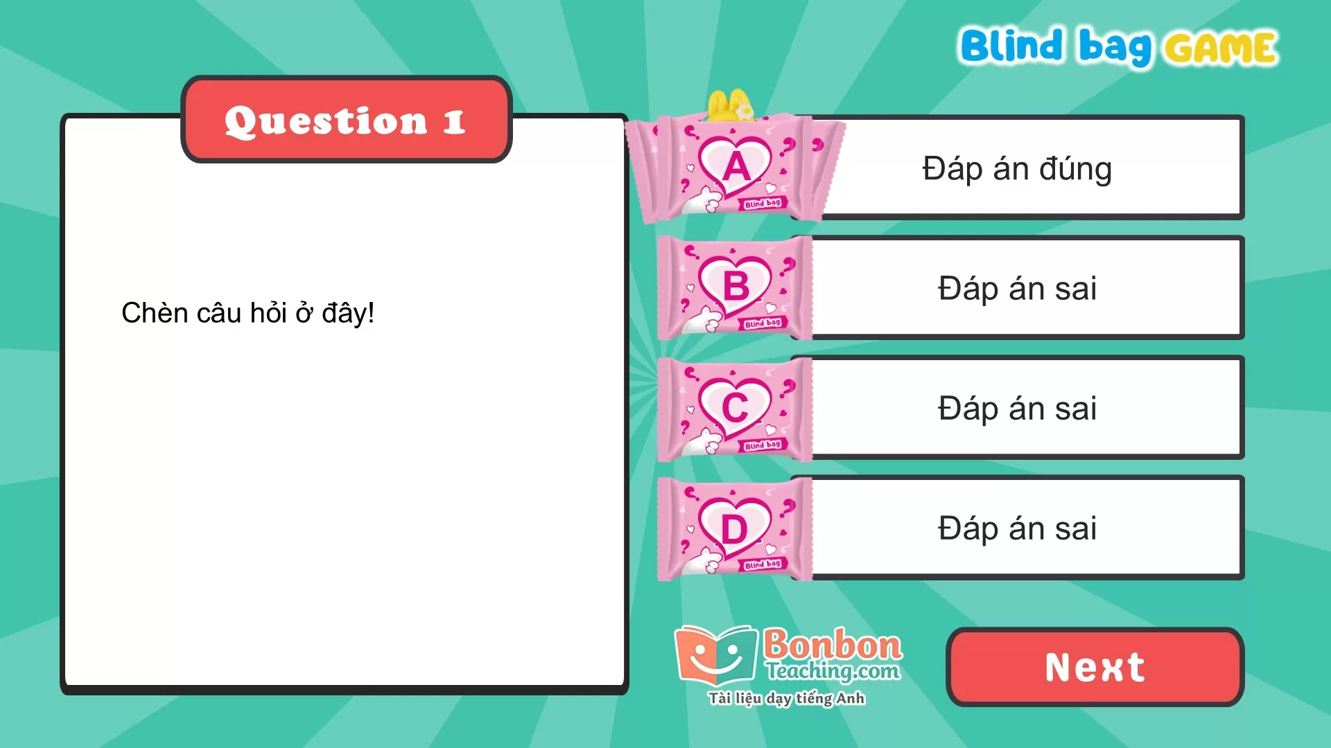 Game TÚI MÙ - BLIND BAG GAME