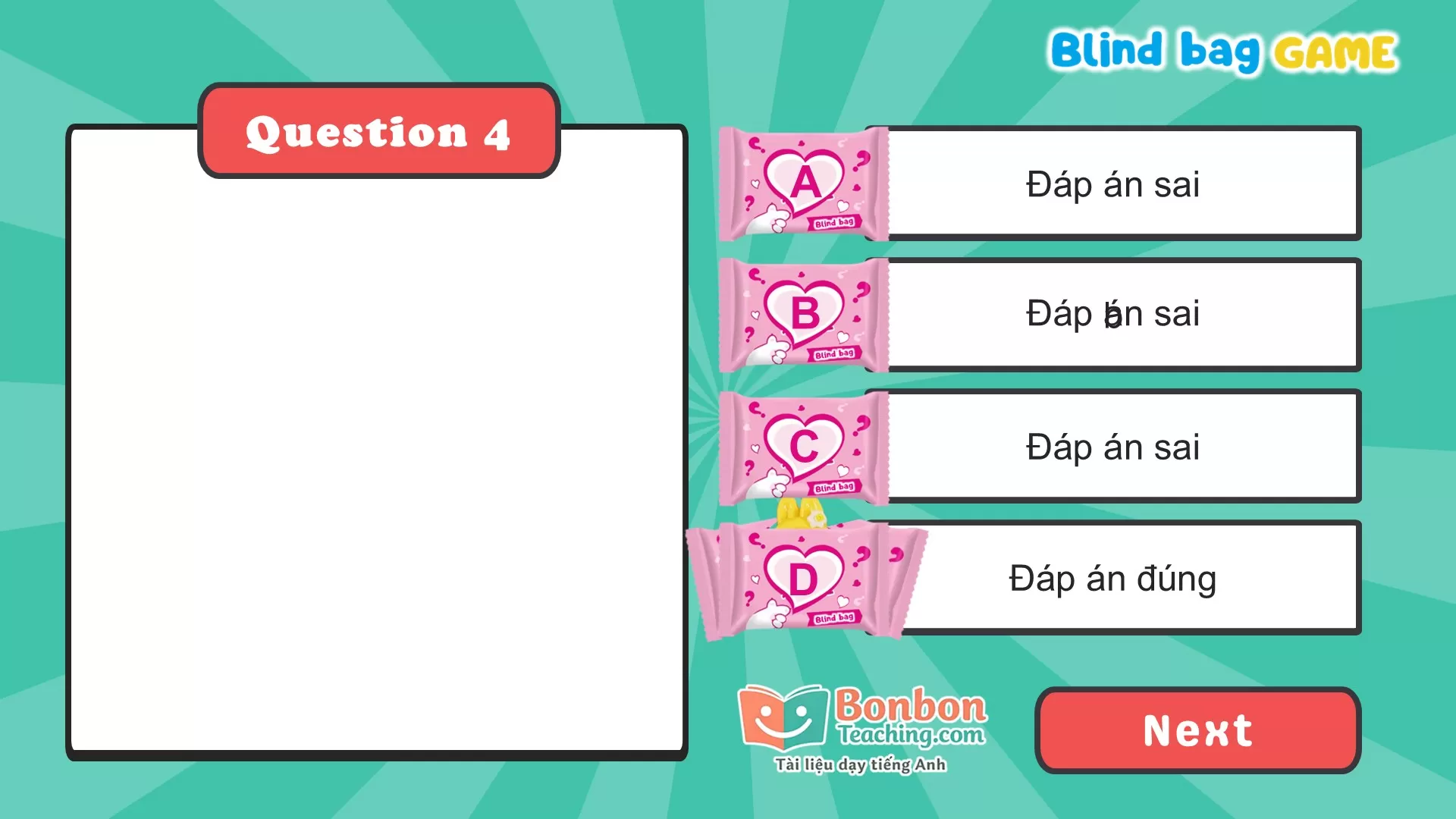 Game TÚI MÙ - BLIND BAG GAME