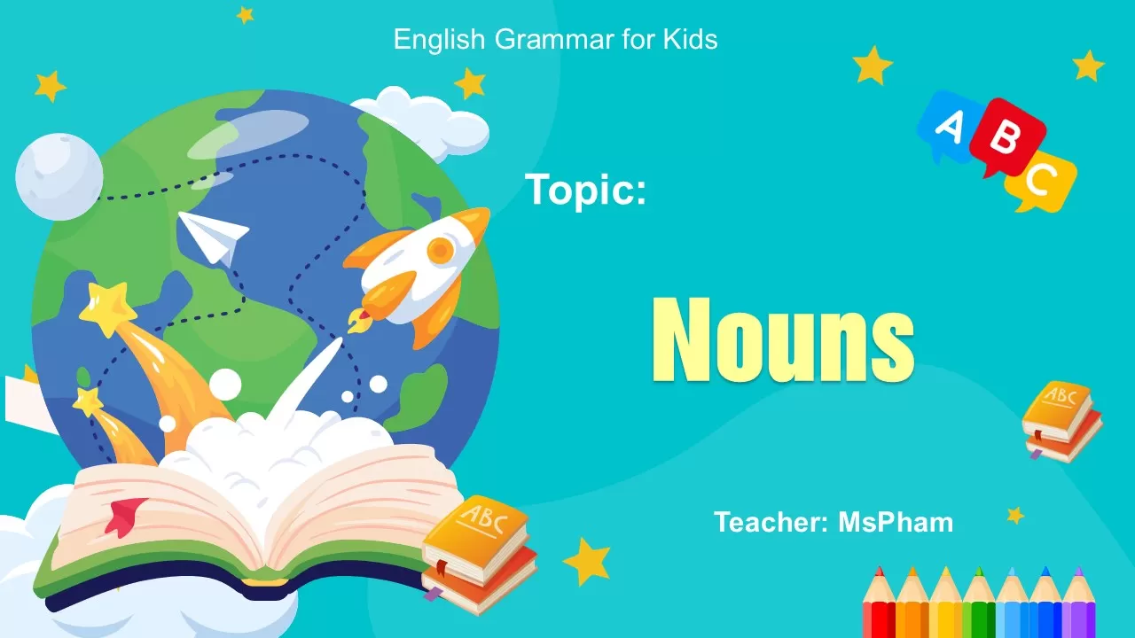 Bài giảng Powerpoint - Ngữ pháp tiếng anh tiểu học - Tập 1