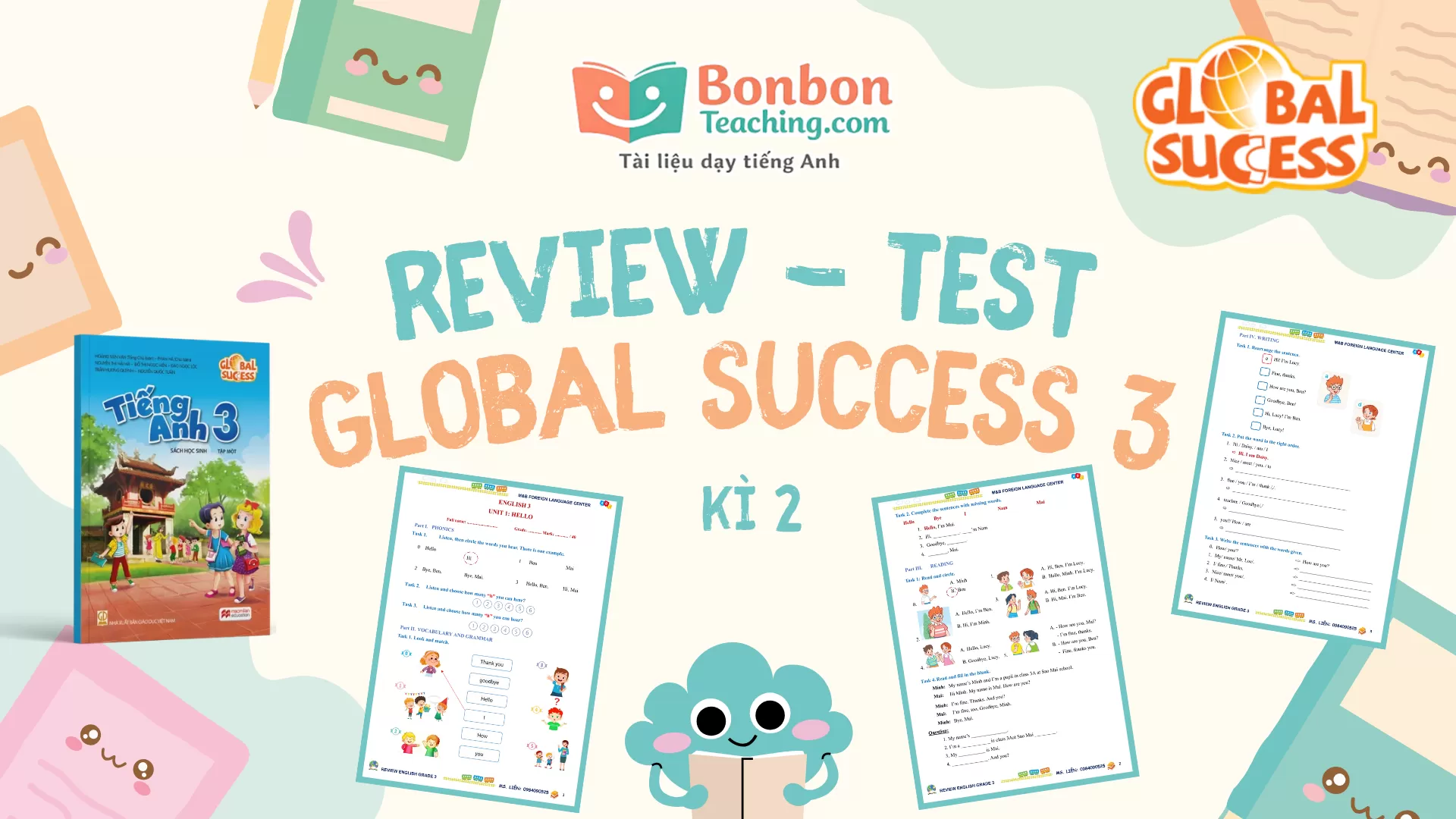 Global success 3 - BỘ BÀI TẬP REVIEW-TEST - Kì 2