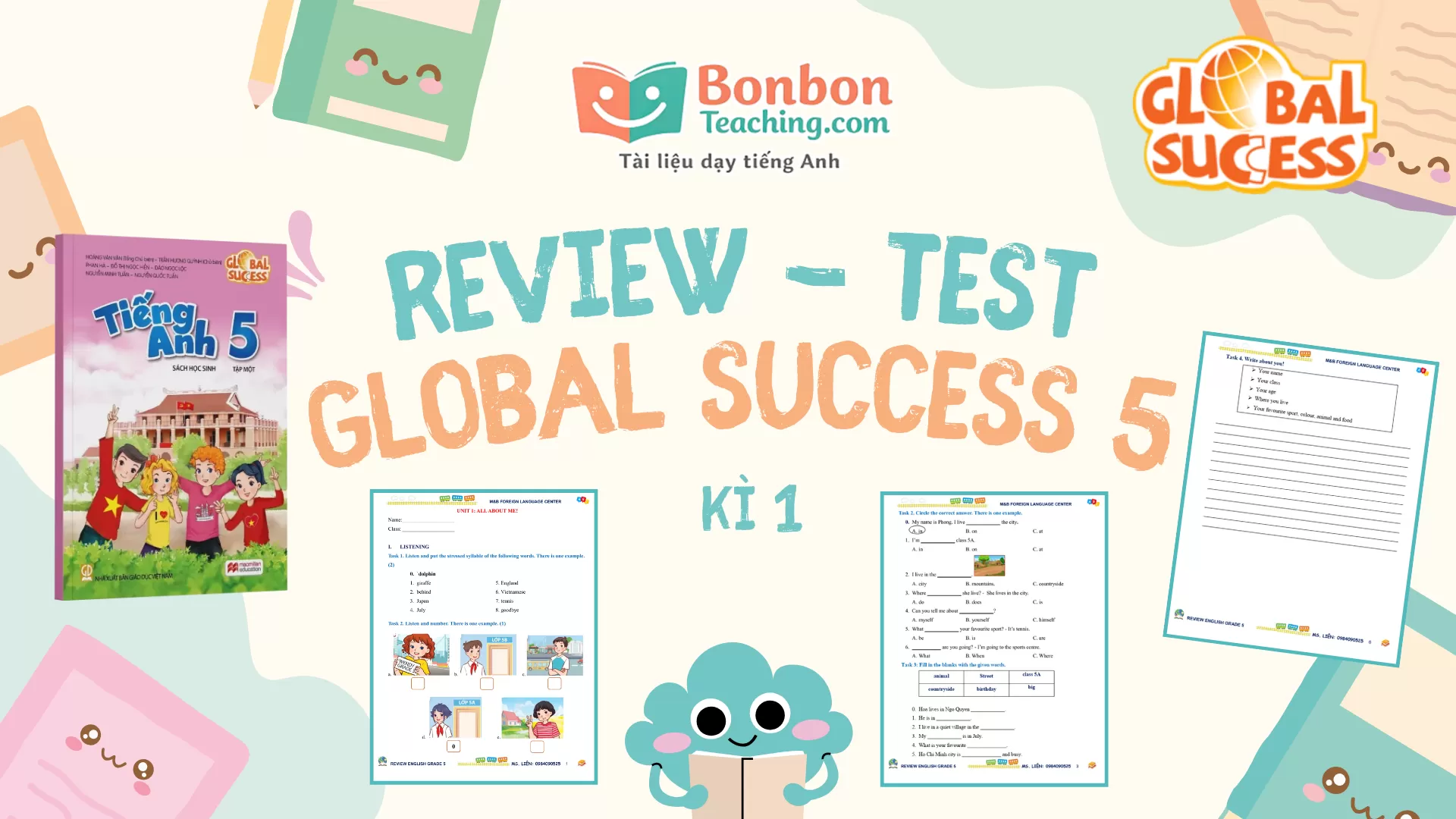 Global success 5 - BỘ BÀI TẬP REVIEW-TEST - Kì 1
