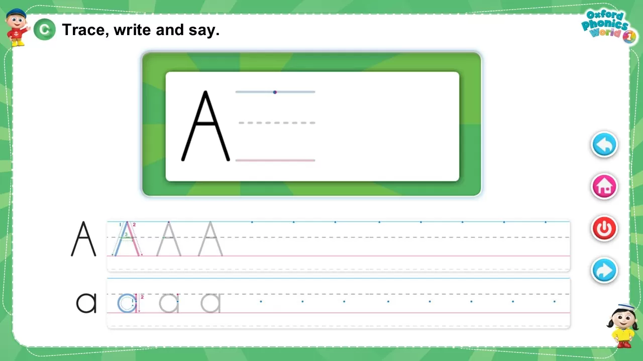 Bài giảng Powerpoint - Oxford Phonics World 1