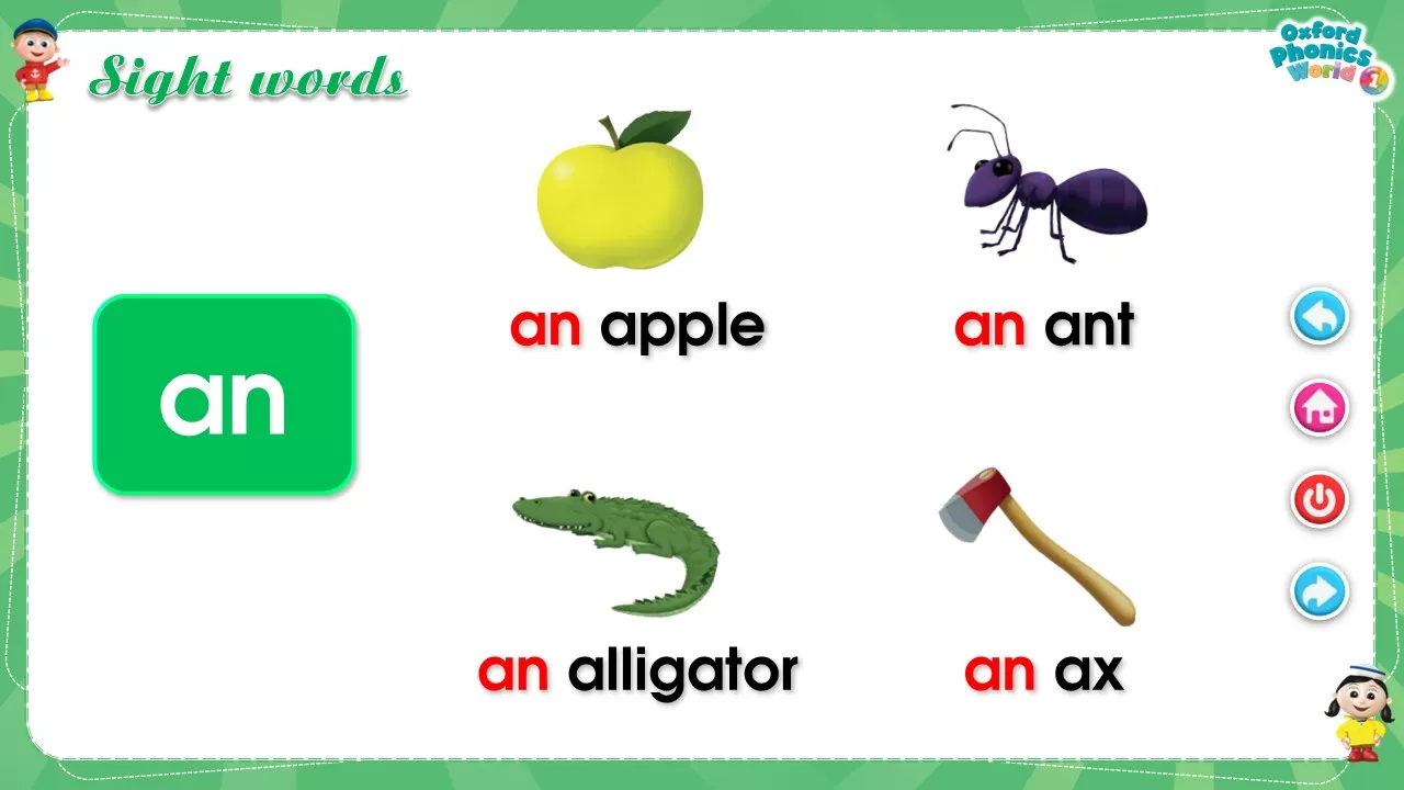 Bài giảng Powerpoint - Oxford Phonics World 1