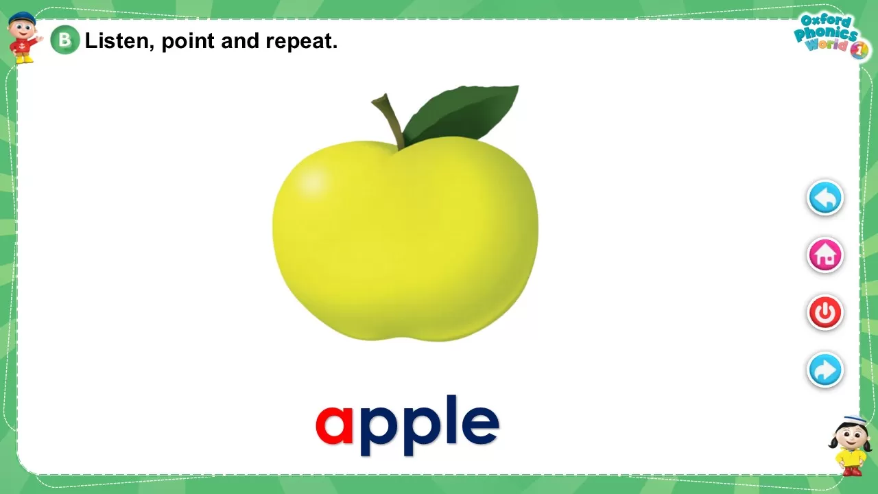 Bài giảng Powerpoint - Oxford Phonics World 1