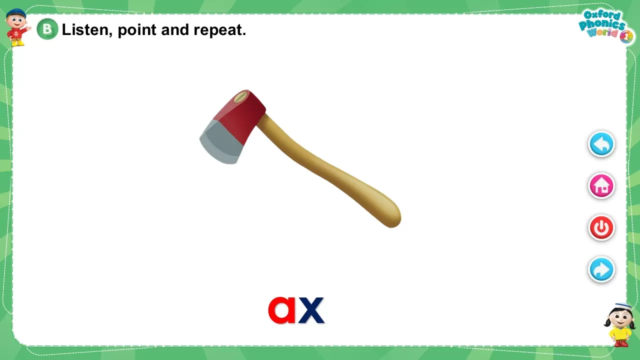 Bài giảng Powerpoint - Oxford Phonics World 1